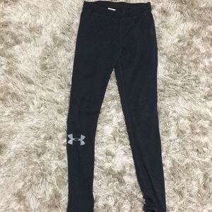 under armour black leggings;small